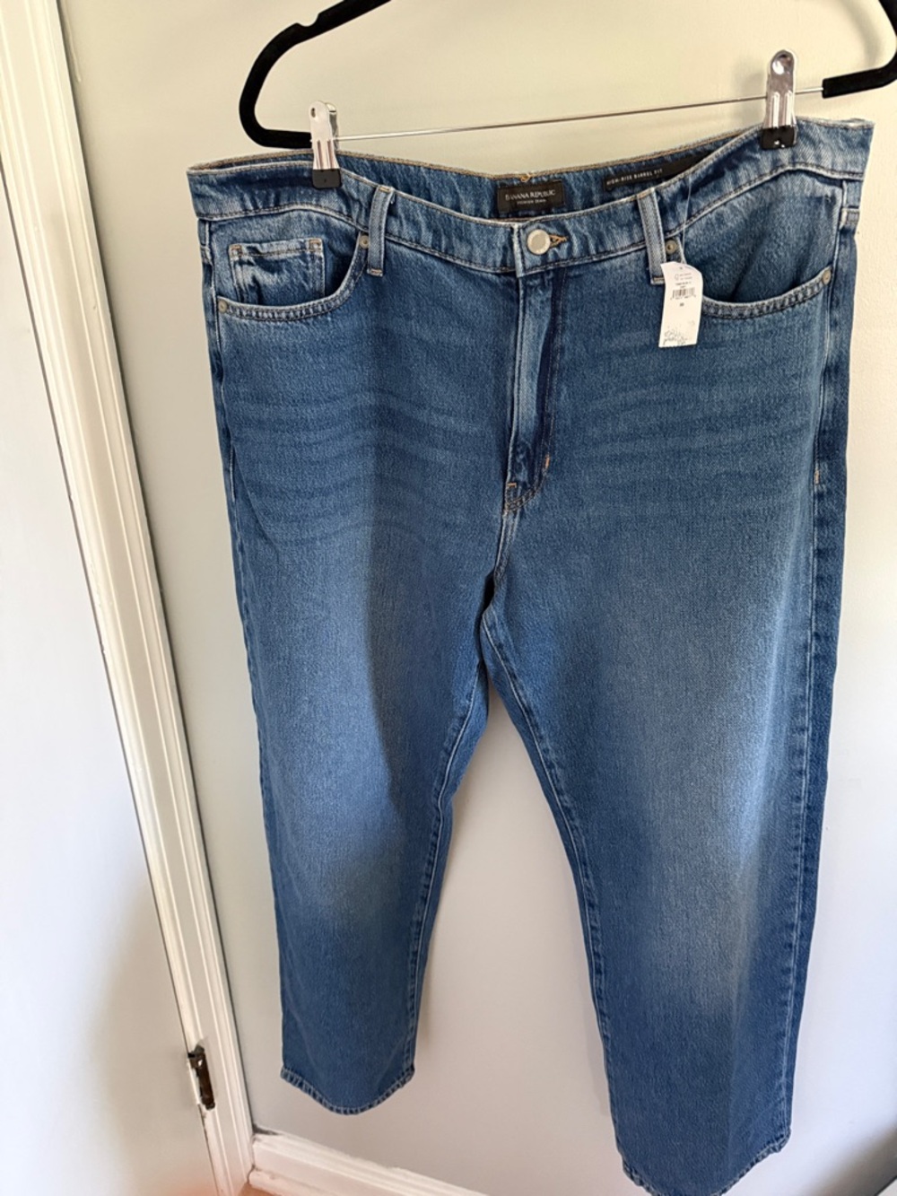 Banana Republic Women's Wide-Leg Jeans - Medium Blue